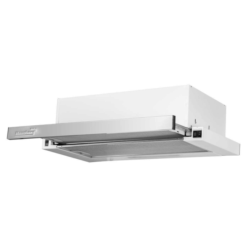 Pachet Incorporabil Cuptor electric Hausberg HB-8051IN, Clasa A, 76L, 2000W, Negru/Inox, Plita incorporabila HB-567NG, Gaz, 4 arzatoare, fonta, Sticla, Hota incorporabila telescopica HB-1285IN, Putere de absorbtie 420 m3/h, 2 motoare, 60 cm, Alb