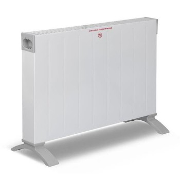 Convector electric Kumtel Luxell C2947, 2500W, Termostat reglabil, sistem de siguranta, silentios, Alb