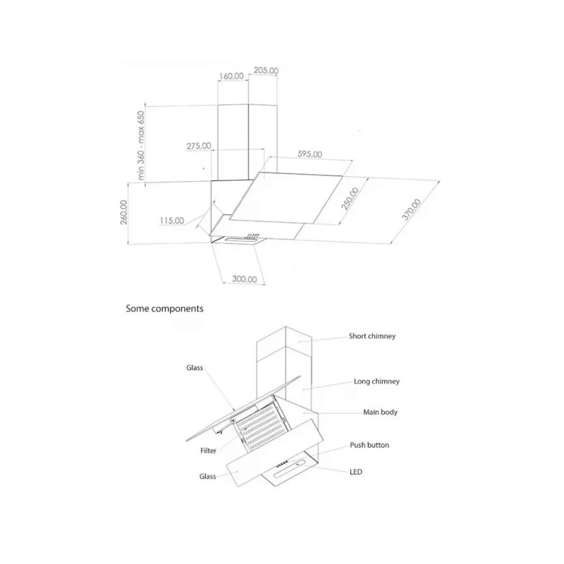 Pachet incorporabil HAUSBERG cuptor electric HB-8054NG, Clasa A, 71L, 2225W, sticla termoizolant, termostat, timer, 7 functii, ventilatie, Plita HB-563, Gaz, 4 arzatoare, Sticla, Hota decorativa HB-1805NG, 60 cm, 450m3/h, Filtru aluminiu, Negru
