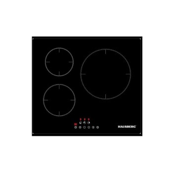 Pachet incorporabil Cuptor electric Hausberg HB-8054NG, Clasa A, volum 71L, ventilatie, Plita Hausberg HB1530, Electrica cu Inductie, putere 6000W, 3 zone de gatit, PowerBoost, 60 cm