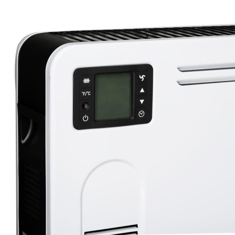 Convector Electric, Hausberg, Putere 2000W, 3 Trepte De Putere, Afisaj LCD, Plus Ventilator Turbo