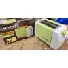 Prajitor de paine HAUSBERG HB-150VR, 750 W, capacitate 2 felii, 7 trepte reglare temperatura, oprire automata, Verde