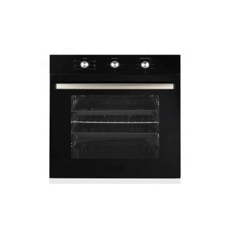 Pachet incorporabil Hausberg HB-8053NG, Electric, 2225 W, 71 l, 6 Functii, Ventilatie, Timer, Clasa A, Plita Incorporabila HB563NG, 4 arzatoare, Gaz, Sticla, Negru, Hota incorporabila telescopica HB1285NG, Putere de absorbtie 420 m3/h, 2 motoare