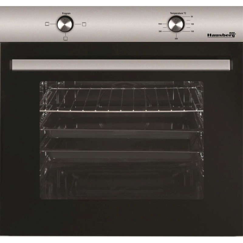 Pachet Incorporabil Hausberg Cuptor electric HB-8051IN, Clasa A, 76L, 2000W, Negru/Inox, Plita Incorporabila HB-563NG, 4 arzatoare, Gaz, Sticla, Negru, Hota incorporabila telescopica HB-1285NG, Putere de absorbtie 420 m3/h, 2 motoare