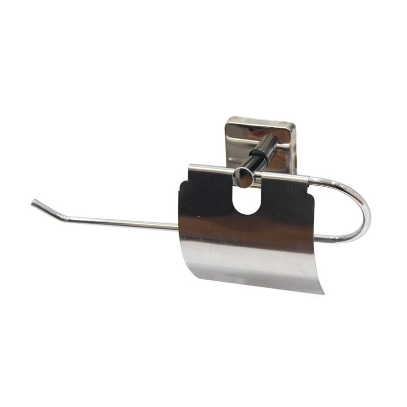 Suport cu capac pentru prosop hartie, cromat