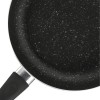 Tigaie din aluminiu Flonal FLCPS2460, 24cm, interior antiaderent cu efect de piatra, Mineralit