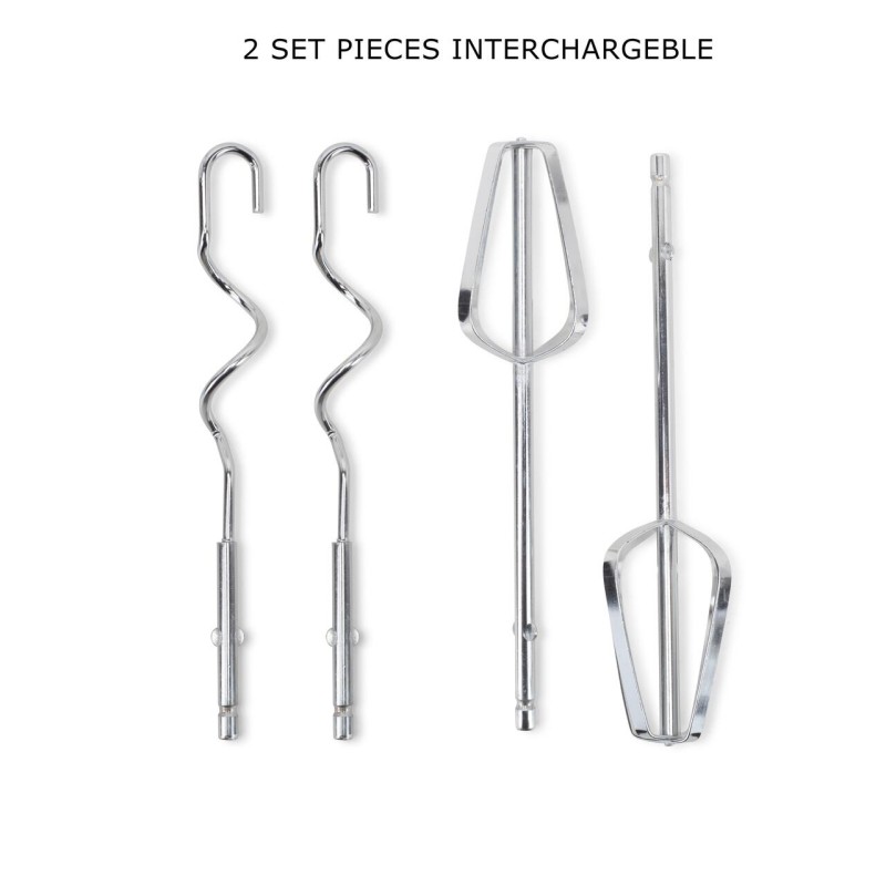 Mixer Cu Bol HAUSBERG HB-3551RS, 7 viteze, putere 250W, BOL DIN INOX DE 2L, Rosu