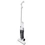 Aspirator vertical 2 in 1 HAUSBERG HB-2025AB, fara sac, aspirare uscata, filtru Hepa, 0.5 L, 600W, Alb-Negru