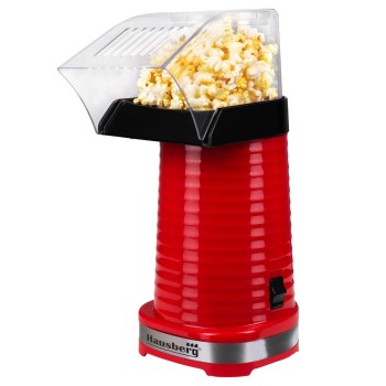 Aparat popcorn Hausberg HB-900RS, 1200 W, Rosu