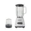 Blender cu rasnita HAUSBERG HB-7772AB, 400-500W, Capacitate 1.5L, Bol din Sticla, 4 Viteze, Lame din Inox, Alb