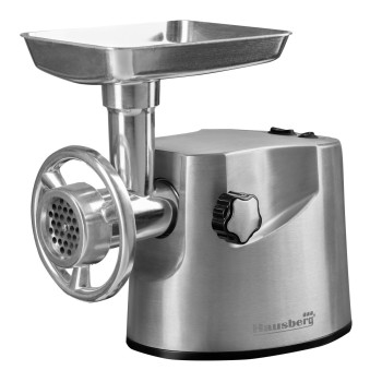 Masina tocat Hausberg HB-3445, 3200W, 2Kg/min, Impingator legume, Carcasa aluminiu, Motor cupru