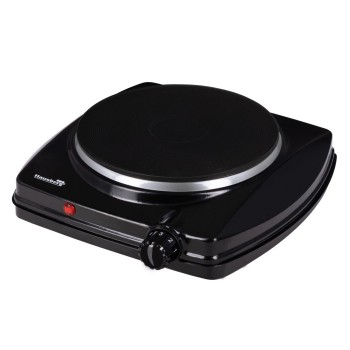 Plita electrica Hausberg HB-519NG, Negru, 1 arzator, Putere 1500W, Termostat