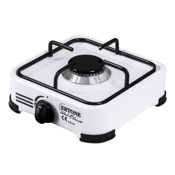 Minigaz emailat, Ertone MN206A, , 1 arzator, aprindere automata, alb