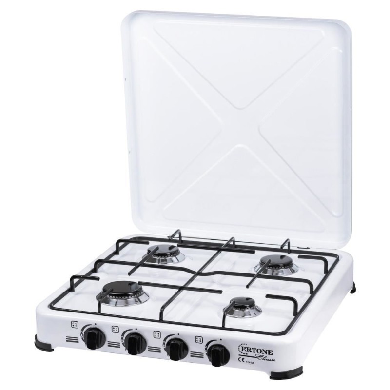 Minigaz GPL Ertone MN209AB, Emailat, 4 Arzatoare,ALB