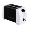 Prajitor de paine HAUSBERG HB-150NG, 750W, 7 setari, 2 felii, oprire automata, picioare anti-alunecare, Negru-Alb