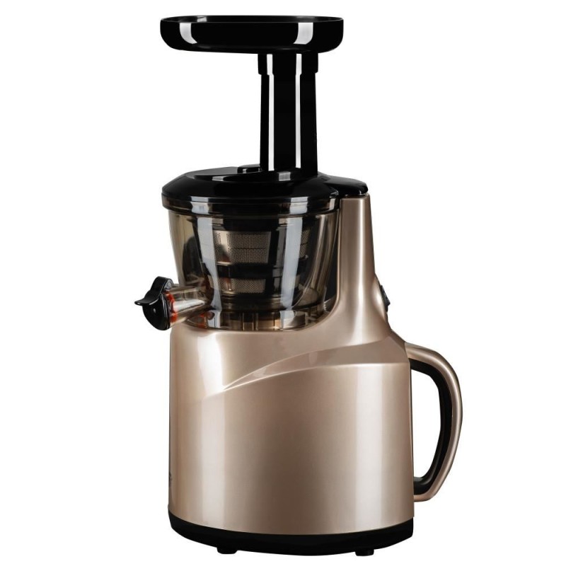 Storcator fructe Hausberg HB-7519GO, prin presare la rece, 150 W, 400 ml, Gold