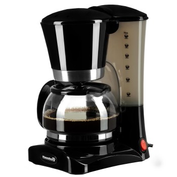 Filtru de cafea Hausberg HB-3650, 600 ml, 650 - 800 W, Negru