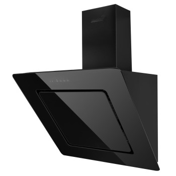 Hota Incorporabila decorativa Hausberg HB-1290, Putere de absorbtie 600 mc/h, 60 cm, Touch control, Filtru aluminiu, Negru