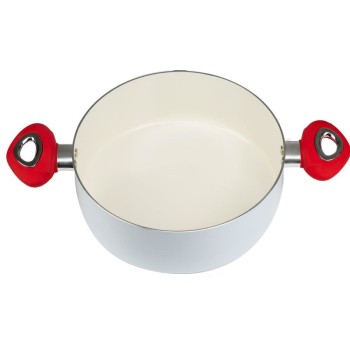 Oala ceramica Hausberg, HB-H715A, 4,5l, Alb