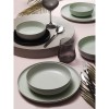 Serviciu de masa Moderna Colore Matte, 24 piese, 6 persoane, portelan, verde mat, kutahya porselen