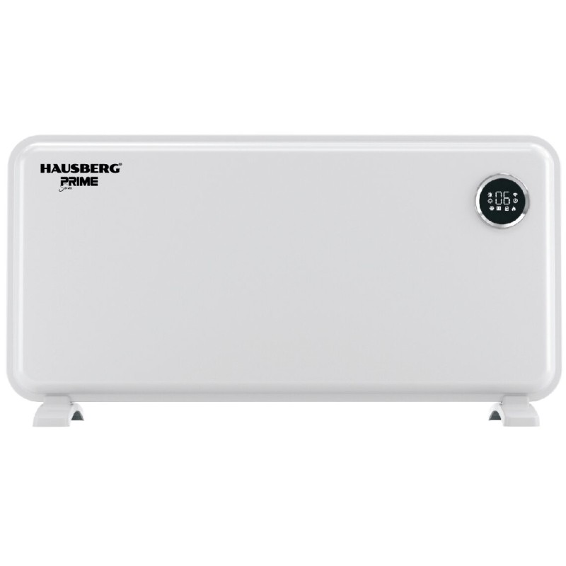 Convector electric digital de podea HAUSBERG HB-8215, 2000W, 2 Nivele de putere, Telecomanda, Termostat, Alb