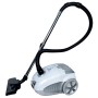 Aspirator cu sac HAUSBERG HB-2877AB, aspirare uscata, 4 litri, 1400 - 1800 W, protectie motor, sistem de rulare a cablului, Alb-Gri
