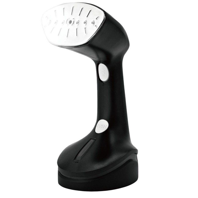 Fier de calcat vertical HAUSBERG HB-7901NG, 1200W, rezervor 200ml detasabil, placa de otel inoxidabil, abur 18g/min, buton on/off, Negru