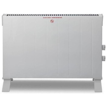 Convector electric Kumtel Luxell C2947, 2500W, Termostat reglabil, sistem de siguranta, silentios, Alb