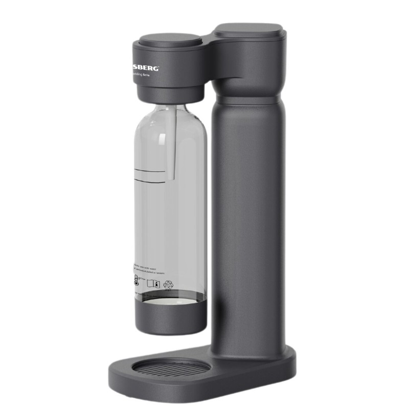 Aparat preparare Sifon HAUSBERG HB-6040GR, Recipient 1L, Eco-Friendly, Material ABS, Gri