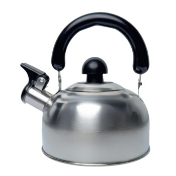 Ceainic din inox cu fluier HAUSBERG HB-H464IN, pentru Plita gaz, ceramica, electrica & inductie, Capacitate 1.6L