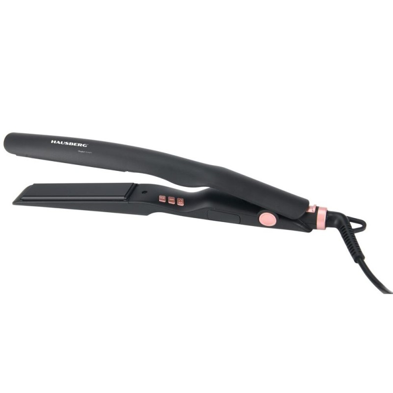 Placa par Hausberg HB-35NG, invelis ceramic, display LCD, reglare temperatura, 60W