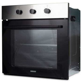 Cuptor electric incorporabil Hausberg HB-8044IN, 58L, 1600W, 8+1 programe, turbo ventilator, timer, sticla, 2 tavi, gratar