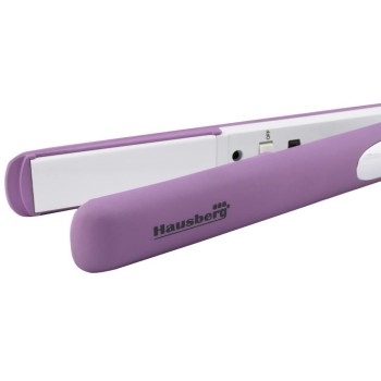 Placa de par 2 in 1 pentru ondulare, si indreptare, Hausberg HB32MV, Putere 30W, Incalzire rapida, Mov