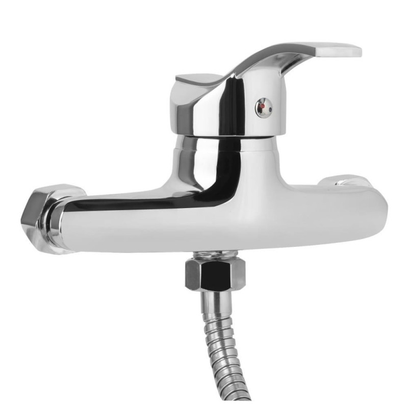 Baterie baie pentru dus Sanitec SN0009, monocomanda + accesorii, material Zinc