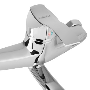 Baterie pentru perete Sanitec SN0008, monocomanda, material zinc