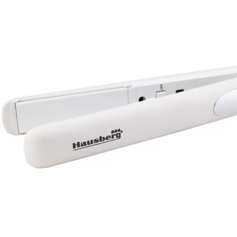 Placa de par 2 in 1 pentru ondulare si indreptare, Putere 30W, Hausberg HB32GR, Incalzire rapida, Gri