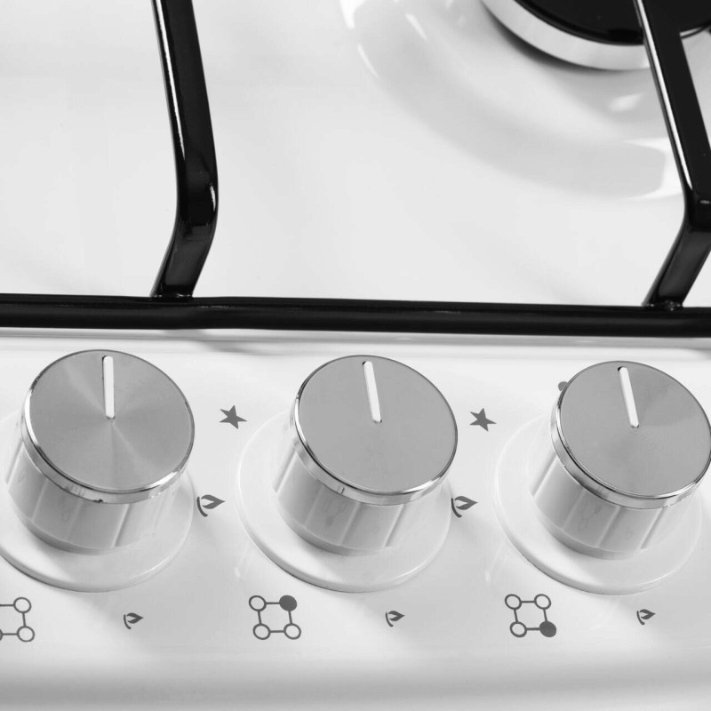 Pachet incorporabil Hausberg HB-8053AB, Electric, Putere 2225 W, 71 l, 6 Functii, Ventilatie, Timer, Clasa A, Plita incorporabila HB-561, Gaz, 4 arzatoare, Hota telescopica HB-1280, Putere de absorbtie 280m3/h, 1 motor, 60 cm, Alb