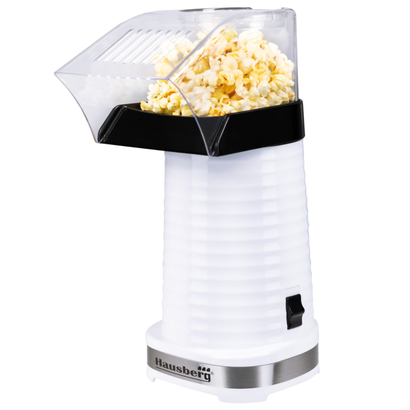 Aparat popcorn Hausberg HB-900AB, 1200 W, Alb