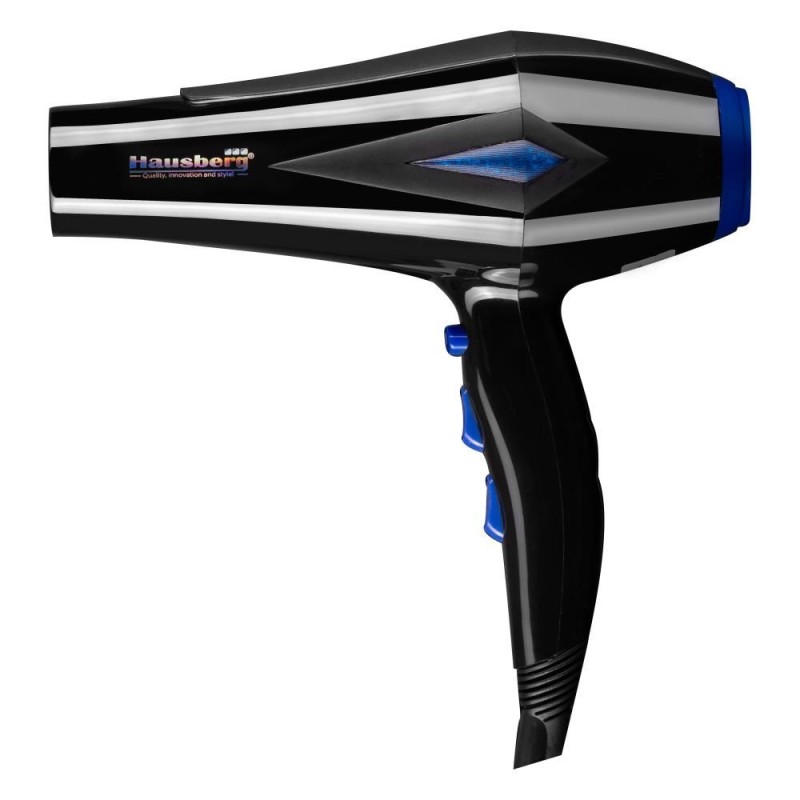 Uscator par profesional ,Hausberg HB28, Putere 2400W,Doua trepte de viteza, 3 trepte de caldura,Ionic