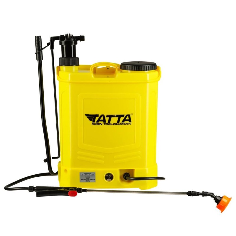 Pompa stropit cu acumulator si actionare manuala 2 in 1 Tatta TP-1833AM, 16L