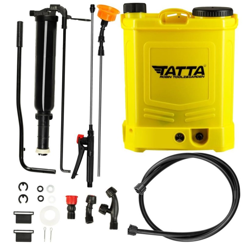 Pompa stropit cu acumulator si actionare manuala 2 in 1 Tatta TP-1833AM, 16L