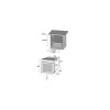Pachet incorporabil HAUSBERG Cuptor electric HB-8051IN, 2000 W, 76 l, 4 Functii, Clasa A, Plita HB-567NG, Gaz, 4 arzatoare, Sistem de siguranta GAZ, Gratar din fonta, Material Sticla, Negru/Inox