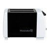 Prajitor de paine HAUSBERG HB-150NG, 750W, 7 setari, 2 felii, oprire automata, picioare anti-alunecare, Negru-Alb