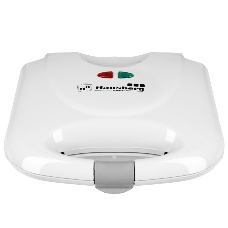 Sandwich Maker Hausberg HB-3510, 800 w, Alb