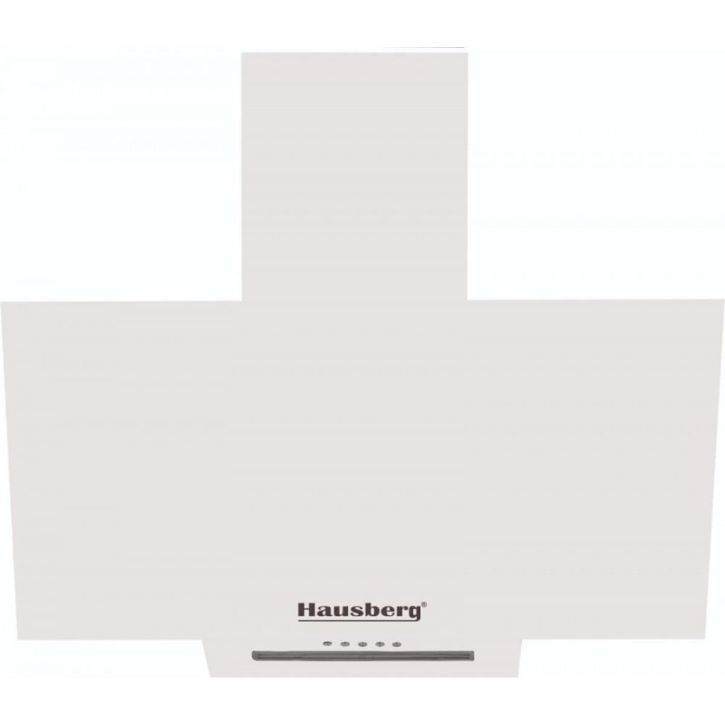 Hota Incorporabila decorativa Hausberg HB-1510AB, 60 cm, Filtru aluminiu, motor eco 450m3/h, Alb