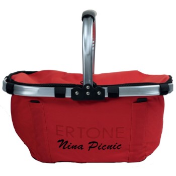 Cos de Picnic Ertone ERT-MN 403, diverse culori cu Maner Pliabil, Izolat Termic