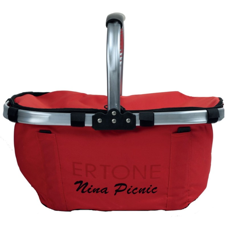 Cos de Picnic Ertone ERT-MN 403, diverse culori cu Maner Pliabil, Izolat Termic