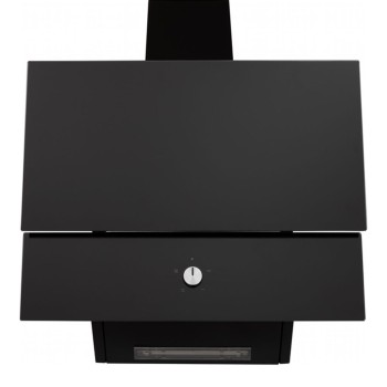 Hota Incorporabila decorativa Hausberg HB-2285NG, 163W , Filtru aluminiu, Putere de absorbtie maxim 650 m3/h, 60 cm, Negru