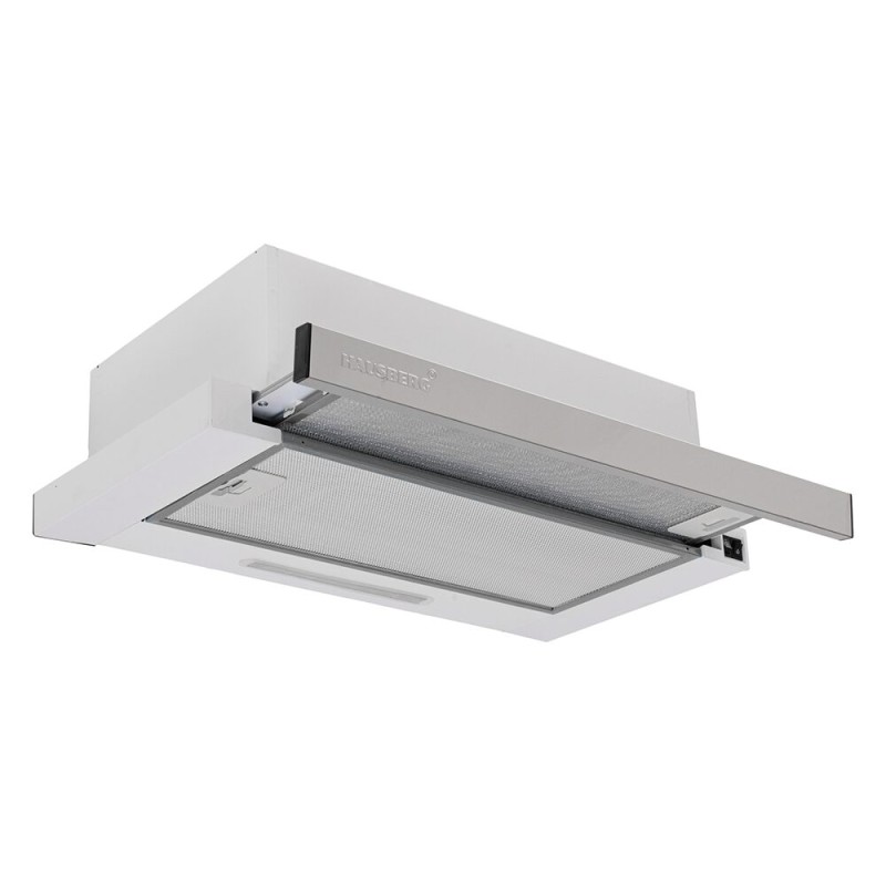 Hota incorporabila telescopica Hausberg HB-1285IN, putere de absorbtie 420 m3/h, 2 motoare, 60 cm, Inox