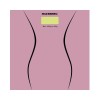 Cantar corporal HAUSBERG HB-6003RZ, 180kg, baterie cu litiu 3v, 30x30cm, Roz
